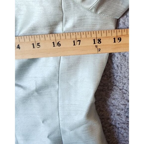 Le Suit Essentials Womens 2 Piece Jacket/Skirt Suit Set Polyester Blend Green 6P - Picture 8 of 16